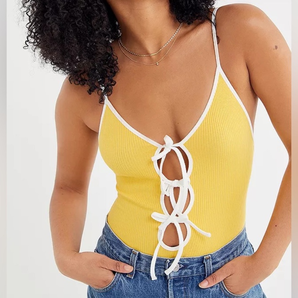 UO Yellow Bodysuit